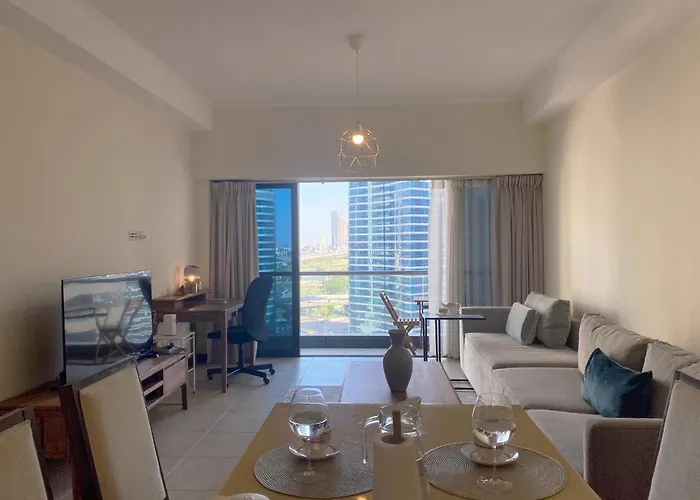 Best Of Jlt Goldcrest With Full Lake View Apartment In Jlt 4 Ppl Early & Late Check-In 10Mn To Marina Metro Station